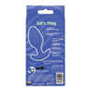 Cheeky Glow in the Dark Vibrating Butt Plug - Large Blue - Anal Products