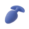 Cheeky Glow in the Dark Vibrating Butt Plug - Large Blue - Anal Products