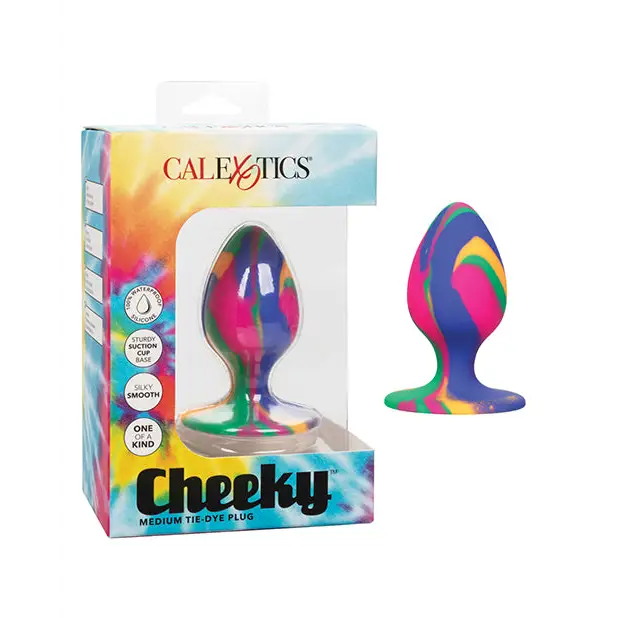 Cheeky Medium Tie Dye Plug - Anal Products