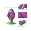 Cheeky Medium Tie Dye Plug - Anal Products