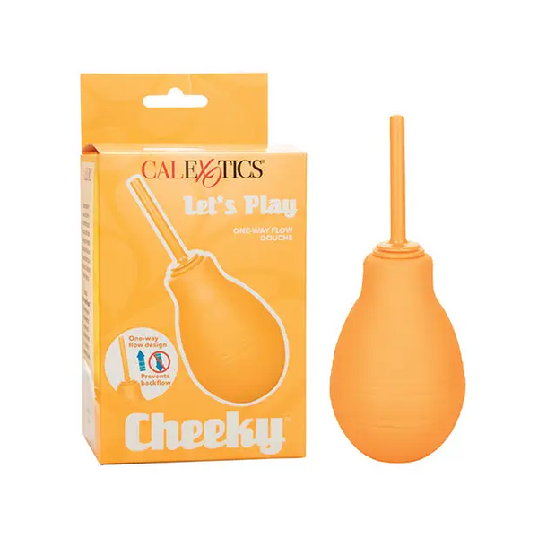 Cheeky One Way Flow Anal Douche - Orange - Anal Products