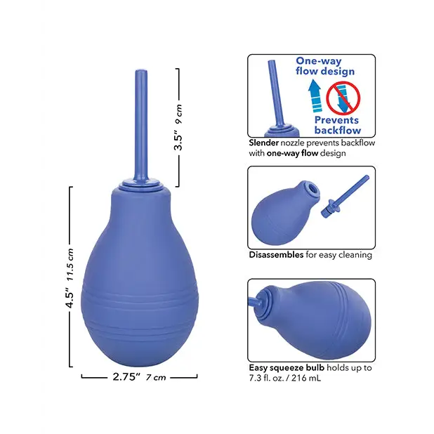 Cheeky One Way Flow Anal Douche - Purple - Anal Products