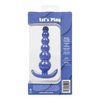 Cheeky X-6 Beads - Purple - Anal Products