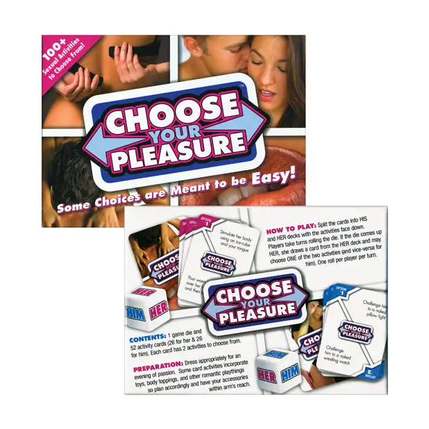 Choose Your Pleasure Game - Games for Romance & Couples
