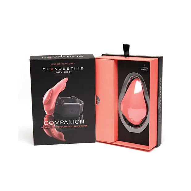 Clandestine Devices Companion Panty Vibe w/Wearable Remote - Coral - Stimulators