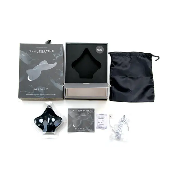 Clandestine Devices Mimic Manta Ray - Black - Stimulators