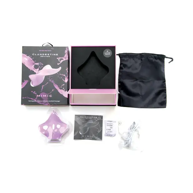 Clandestine Devices Mimic Manta Ray - Lilac - Stimulators