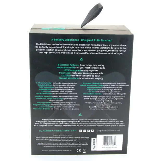 Clandestine Devices Mimic Manta Ray - Seafoam - Stimulators