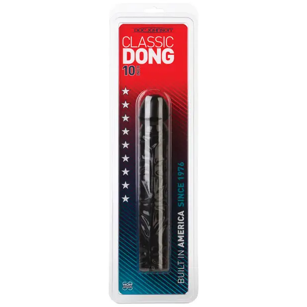 Classic 10’’ Dong - Black - Dongs & Dildos