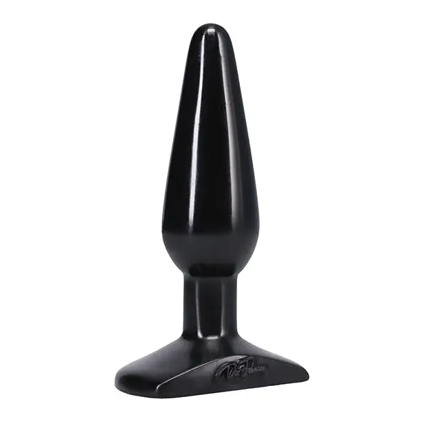Classic Butt Plug - Medium Black - Anal Products