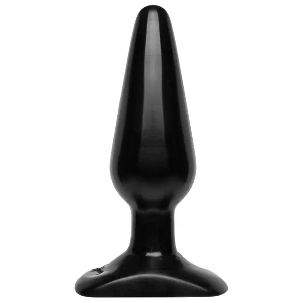 Classic Butt Plug - Medium Black - Anal Products