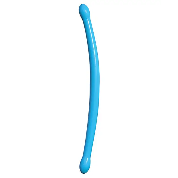 Classix 18’’ Bendable Double Whammy - Blue - Dongs & Dildos