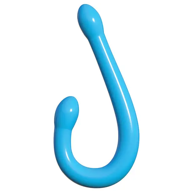 Classix 18’’ Bendable Double Whammy - Blue - Dongs & Dildos