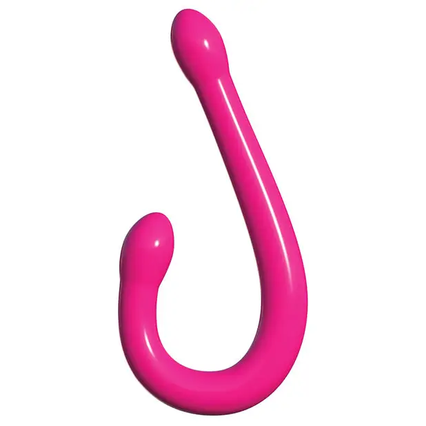 Classix 18’’ Bendable Double Whammy - Pink - Dongs & Dildos
