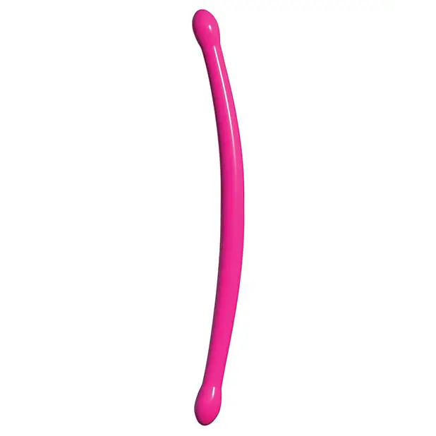 Classix 18’’ Bendable Double Whammy - Pink - Dongs & Dildos