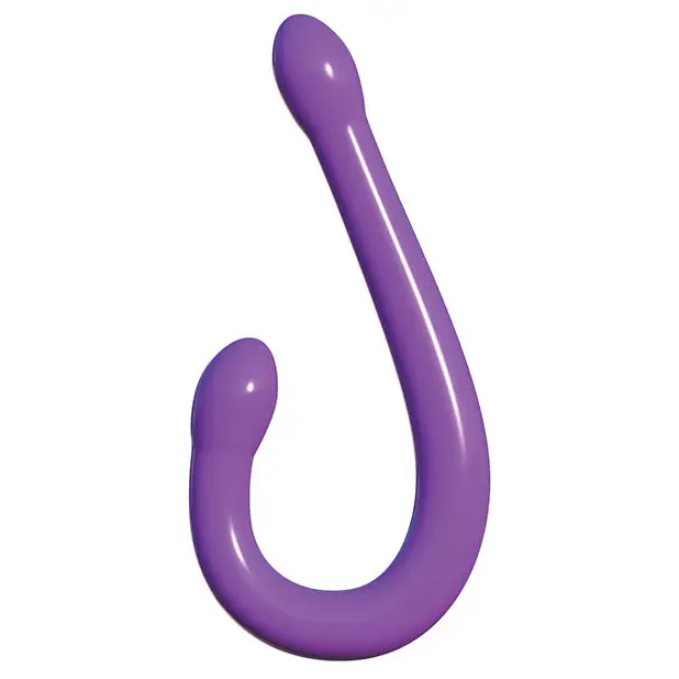 Classix 18’’ Bendable Double Whammy - Purple - Dongs & Dildos