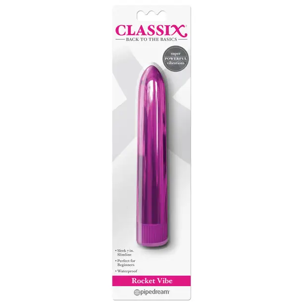 Classix 7’’ Metallic Vibe - Pink - Vibrators