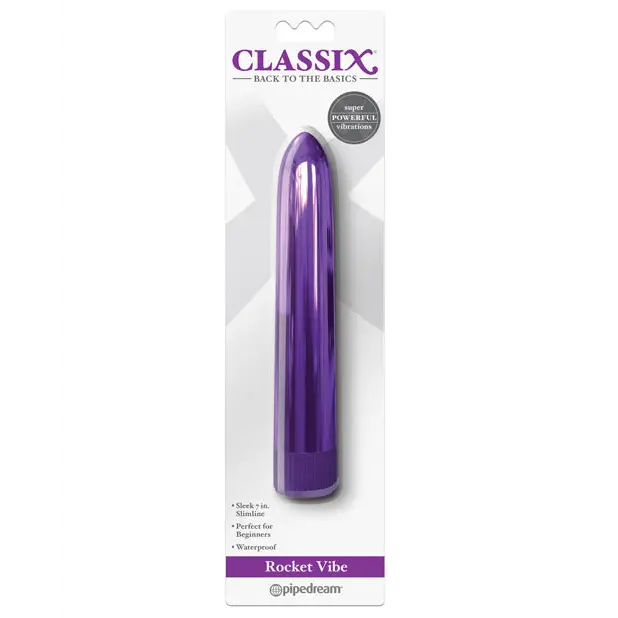 Classix 7’’ Metallic Vibe - Purple - Vibrators