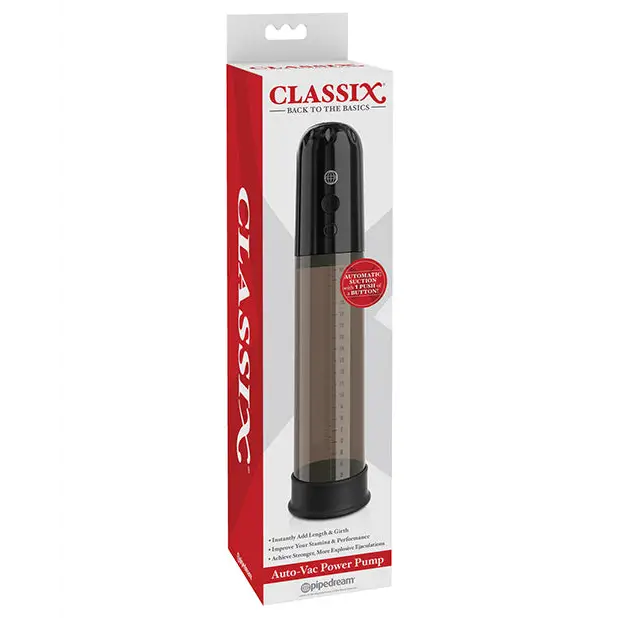 Classix Auto Vac Power Pump - Black - Penis Enhancement