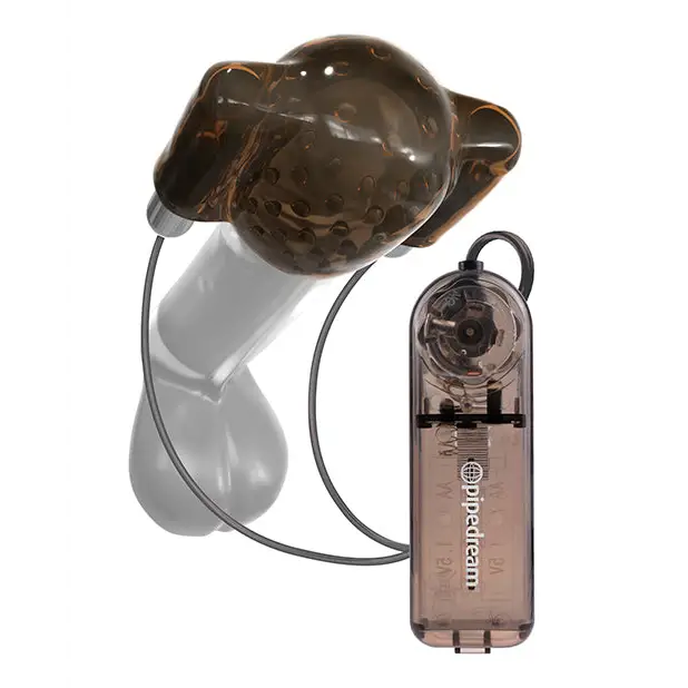 Classix Dual Vibrating Head Teaser - Black/Smoke - Dolls & Masturbators