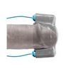 Classix Dual Vibrating Head Teaser - Blue/Clear - Dolls & Masturbators