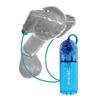 Classix Dual Vibrating Head Teaser - Blue/Clear - Dolls & Masturbators
