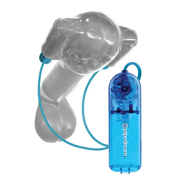 Classix Dual Vibrating Head Teaser - Blue/Clear - Dolls & Masturbators