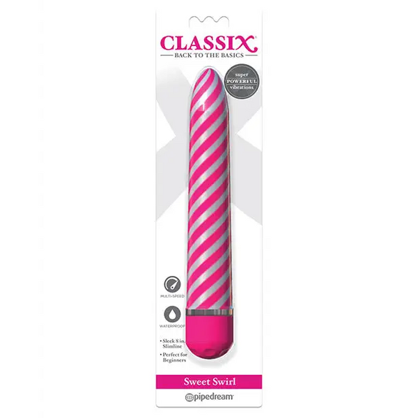 Classix Sweet Swirl Vibrator - Pink - Vibrators