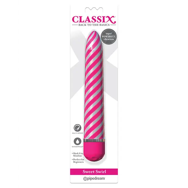Classix Sweet Swirl Vibrator - Pink - Vibrators
