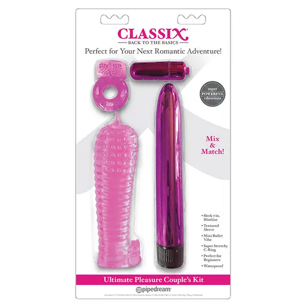 Classix Ultimate Pleasure Couples Kit - Pink - Vibrators