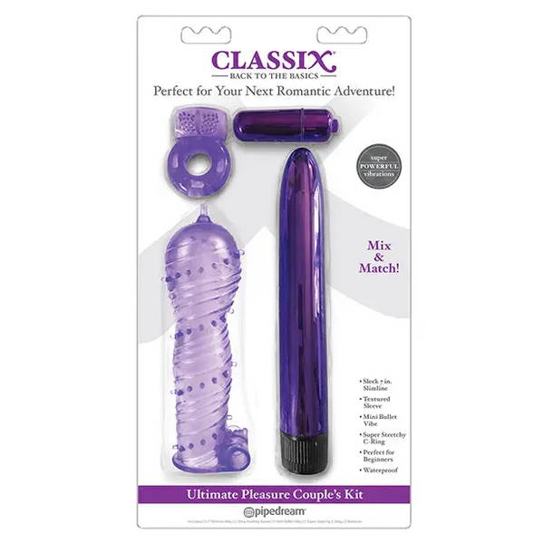 Classix Ultimate Pleasure Couples Kit - Purple - Vibrators