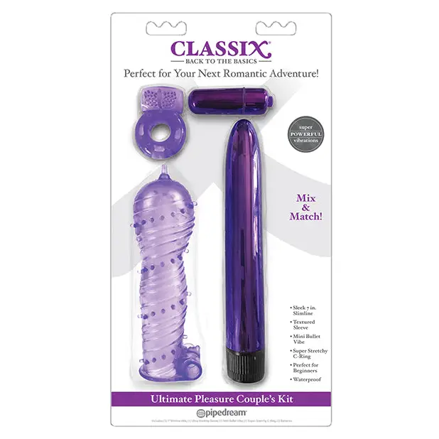 Classix Ultimate Pleasure Couples Kit - Purple - Vibrators