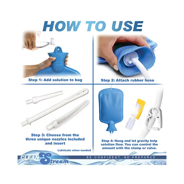 Clean Stream Detox Deluxe Shower Enema Kit