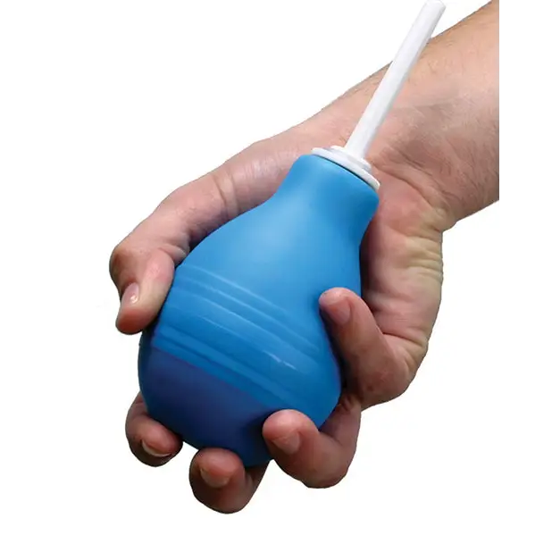CleanStream Enema Bulb - Blue - Anal Products
