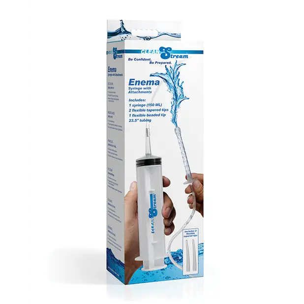 Cleanstream Enema Syringe w/Attachments - Anal Products