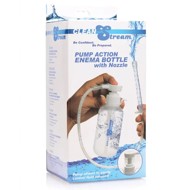 Cleanstream Pump Action Enema Bottle w/Nozzle - Anal Products