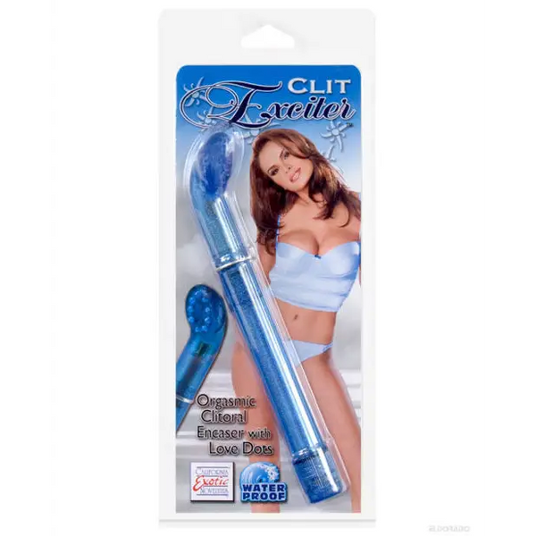 Clit Exciter w/Love Dots - Blue - Stimulators