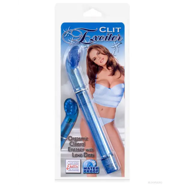 Clit Exciter w/Love Dots - Blue - Stimulators