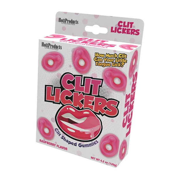 Clit Lickers Clit Shaped Gummies - Raspberry - Bachelorette & Party Supplies