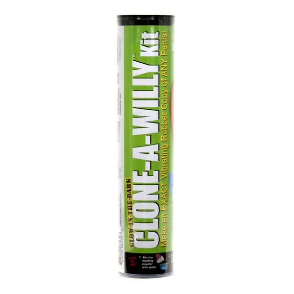 Clone-A-Willy Kit Vibrating Glow in the Dark - Green - Dongs & Dildos