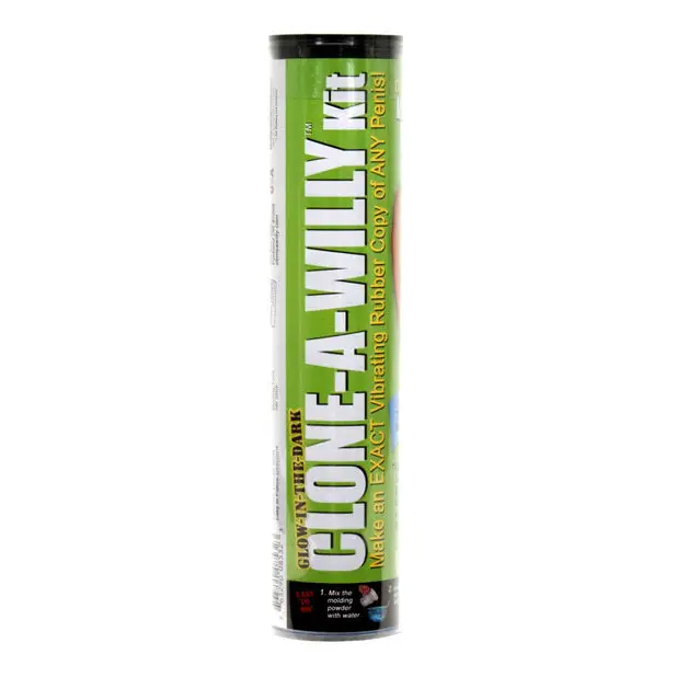 Clone-A-Willy Kit Vibrating Glow in the Dark - Green - Dongs & Dildos