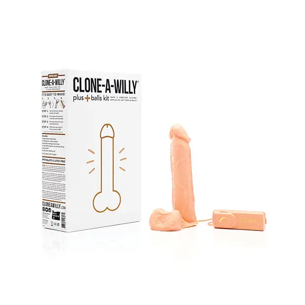 Clone-A-Willy Plus + Balls Kit - Light Tone - Dongs & Dildos