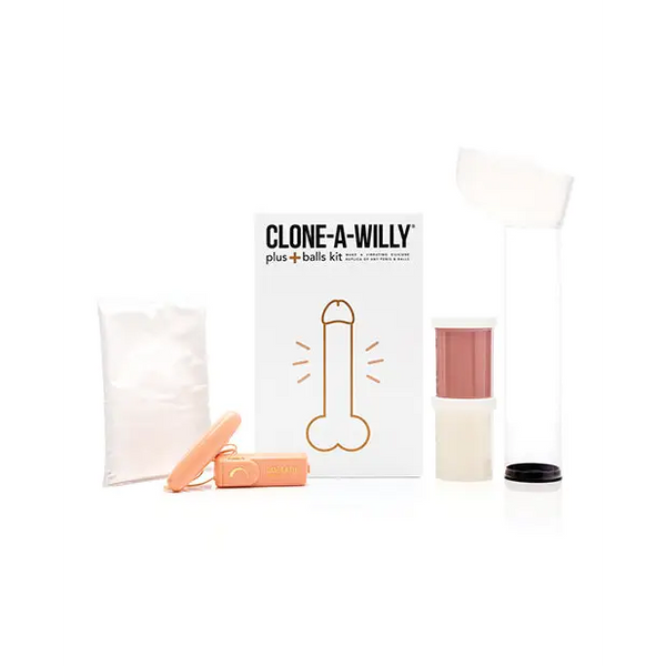 Clone-A-Willy Plus + Balls Kit - Medium Skin Tone - Dolls & Masturbators