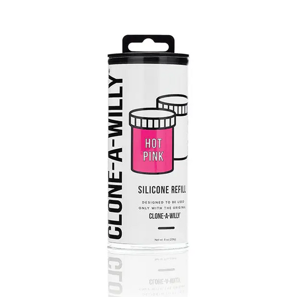 Clone-A-Willy Silicone Refill - Hot Pink - Dongs & Dildos
