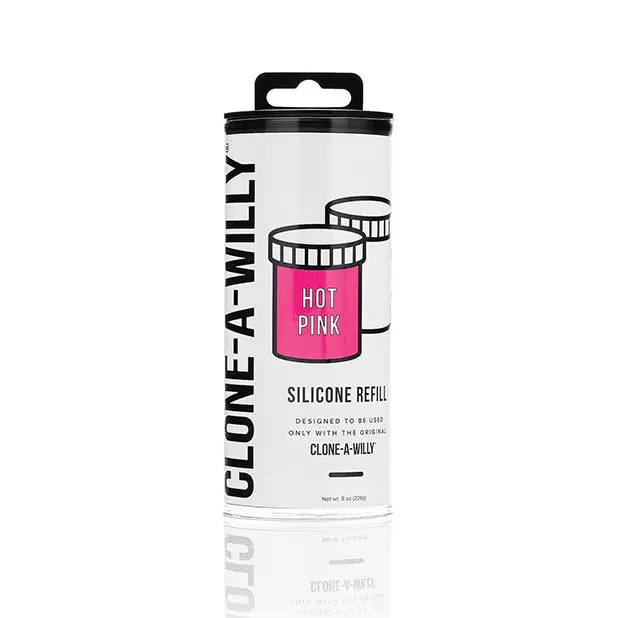 Clone-A-Willy Silicone Refill - Hot Pink - Dongs & Dildos
