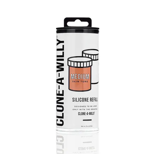 Clone-A-Willy Silicone Refill - Medium Tone - Dongs & Dildos