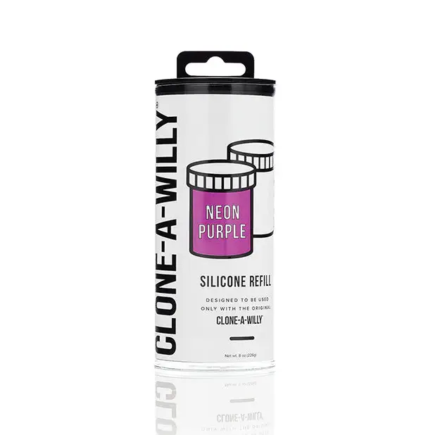 Clone-A-Willy Silicone Refill - Neon Purple - Dongs & Dildos