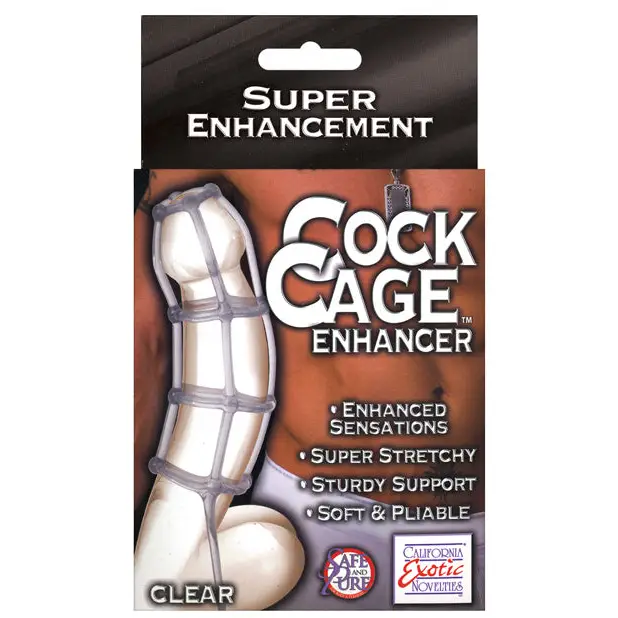Cock Cage Enhancer - Clear - Penis Enhancement