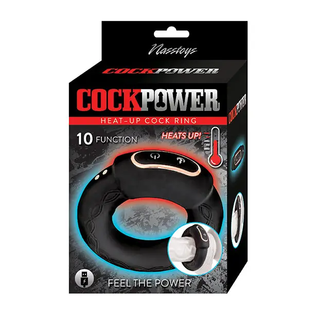 Cockpower Heat up Cock Ring - Black