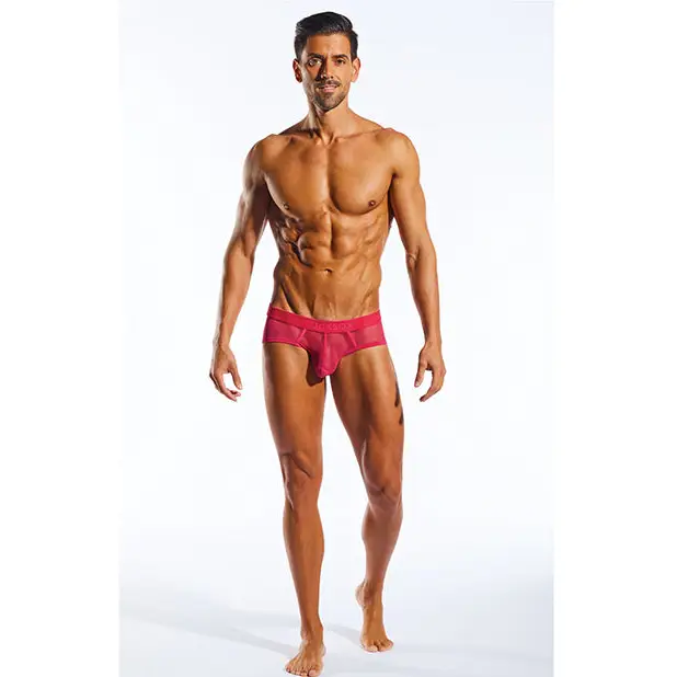 Cocksox Mesh Contour Pouch Sports Brief Fresia Pink LG - Lingerie - Hanging